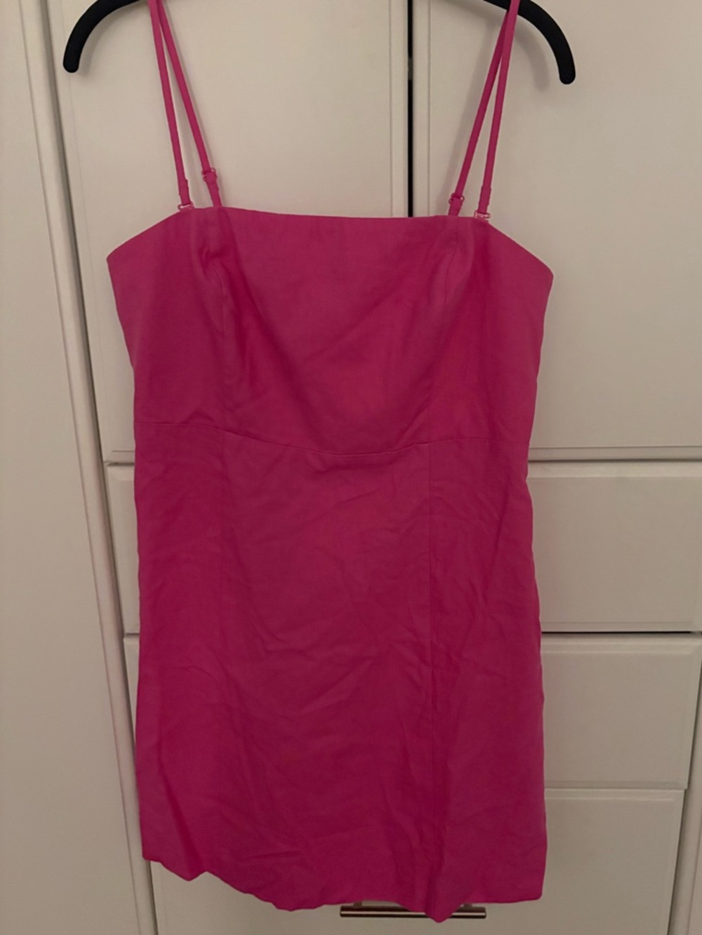 GAP Pink Linen Blend Mini Dress